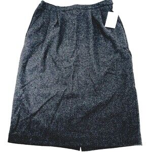 Mark Reed Vtg Skirt Wool Gray Tweed Lined S M 10 Women Academia Preppy Y2K